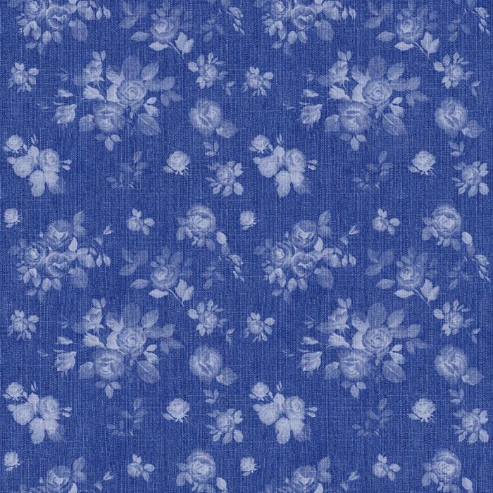 Floral Chintz - Indigo (fabric)
