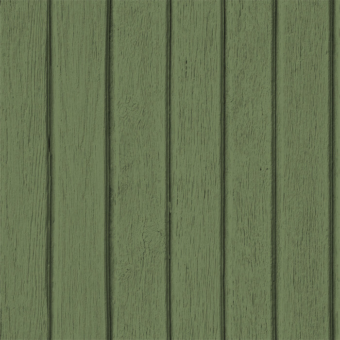 Sawn wood slats- Green - DebbieMcKeegan - Wallpaper - 1