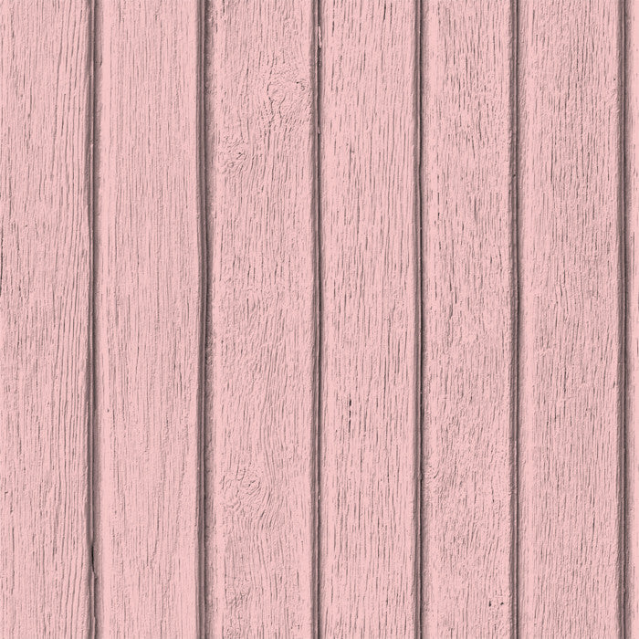 Sawn Wood Slats- Pink - DebbieMcKeegan - Wallpaper - 1