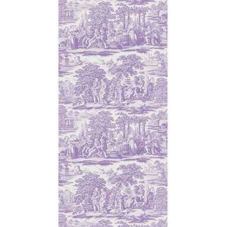 Garden Toile Purple - DebbieMcKeegan - Wallpaper - 3
