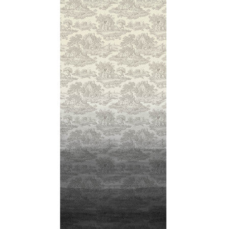 Grey Ombre Country Toile - DebbieMcKeegan - Wallpaper - 3
