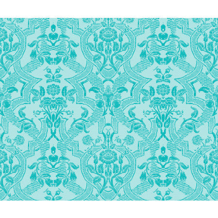 Woburn Turquoise - DebbieMcKeegan - Wallpaper - 3